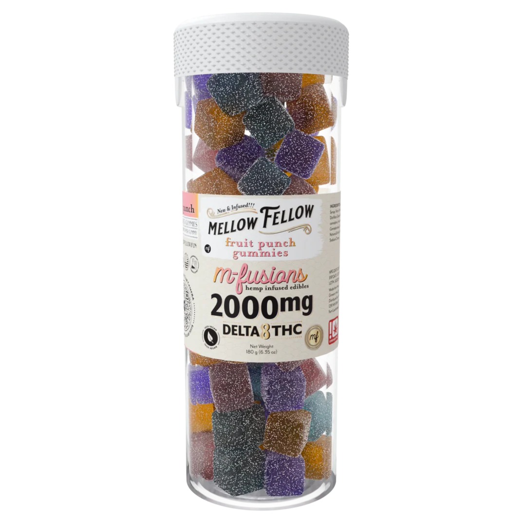 [T-1260] MELLOW FELLOW DELTA 8 M-FUSION EDIBLES 2000MG