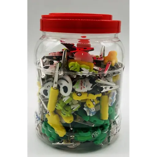 [Q-2845] METAL CLIP 150ct MULTI DESIGN
