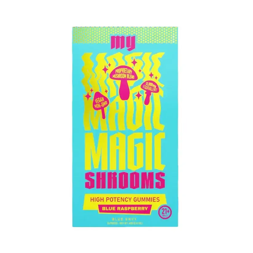 MY MAGIC MUSHROOM GUMMIES 10PC 6PK Display