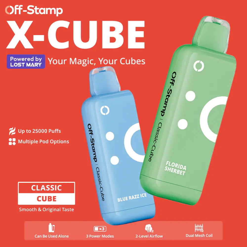 OFF STAMP CUBE 25K POD 5PK