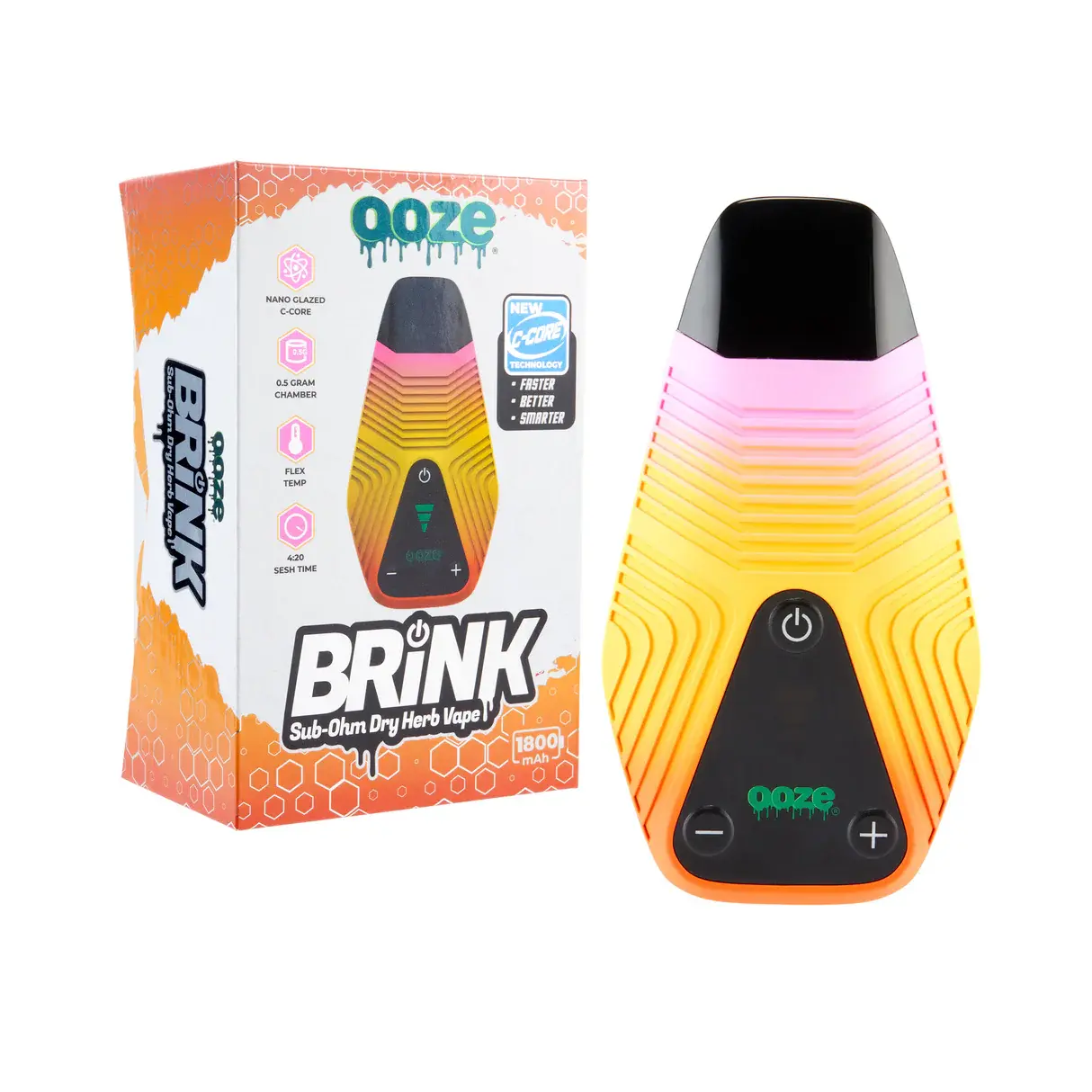 Ooze Brink Dry Herb Vaporizer 1800Mah