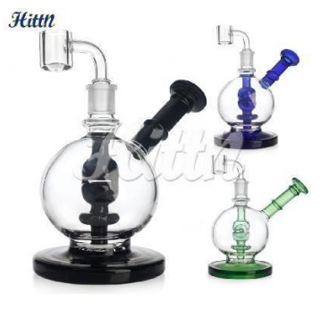 [Q-4421] Pulsar Egg Perc Orb Oil Rig - 6" | 14mm quartz banger Mixed Color