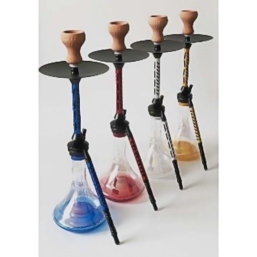 [Q-3547] SLIM NECK WITH COLORED BASE HOOKAH