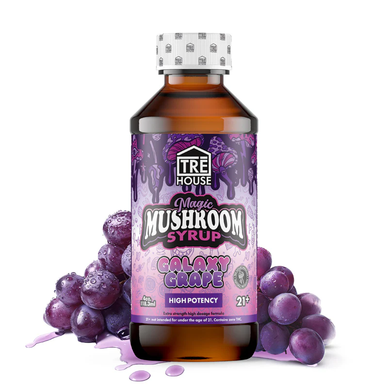 TRE HOUSE MAGIC MUSHROOM SYRUP 4oz 6PK a Box