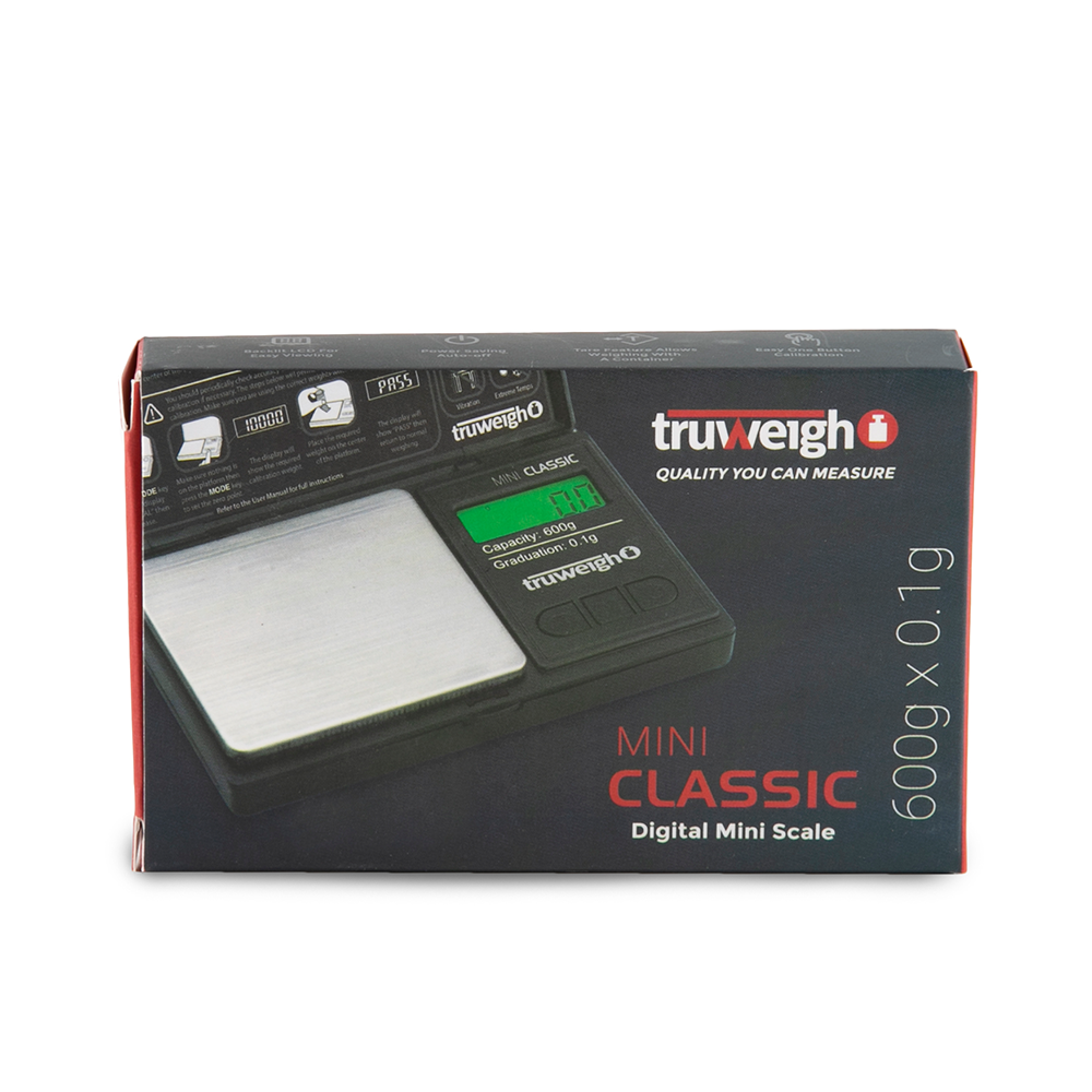 [Q-3746] TRUWEIGH MINI CLASSIC SCALE 600G X 0.1G BLACK