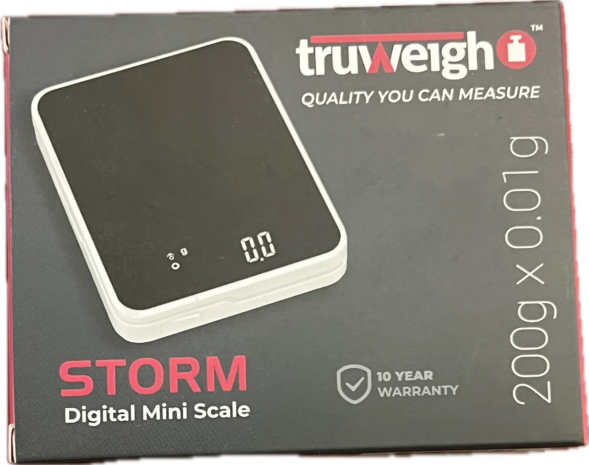 [Q-3760] TRUWEIGH STORM MINI SCALE 200G X X0.01G - WHITE
