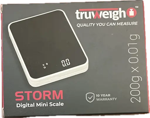 [Q-3760] TRUWEIGH STORM MINI SCALE 200G X X0.01G - WHITE