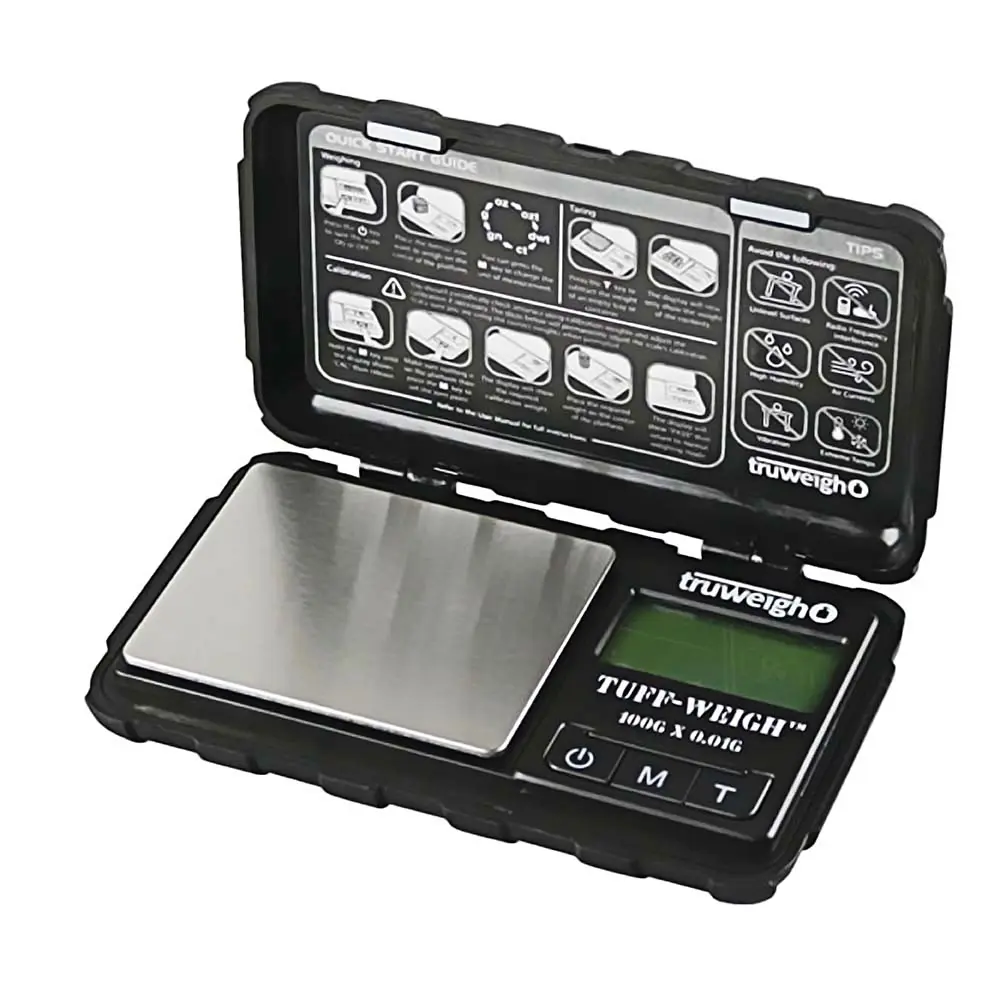 [Q-3765] TRUWEIGH TUFF-WEIGH SCALE BLACK 100G X 0.01G