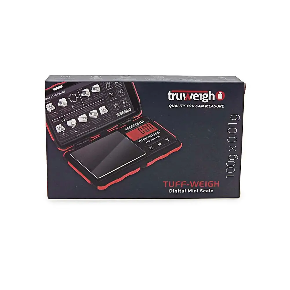 [Q-3772] TRUWEIGH TUFF-WEIGH SCALE RED 100G X 0.01G
