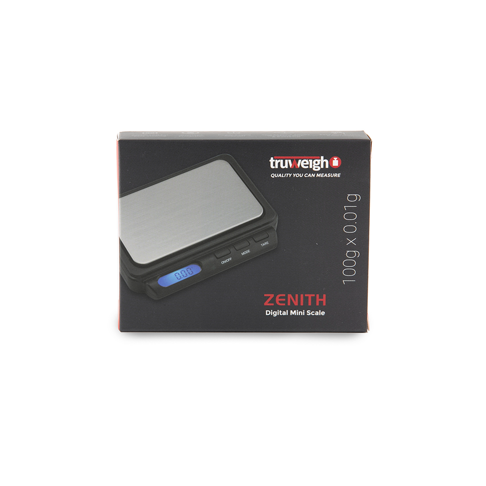 [Q-3775] TRUWEIGH ZENITH SCALE 100G X 0.01G BLACK