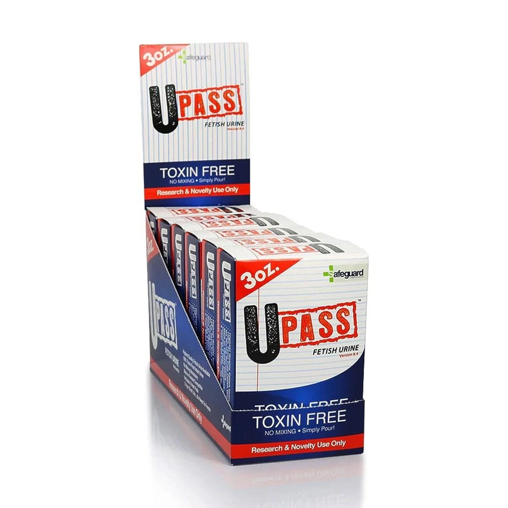 [Q-3803] U-PASS 3OZ FETISH URINE TOXIN FREE 6CT