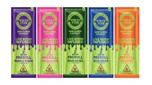 White Fish THC-P 2Gram 1 PreRoll a PK 25PK a Box