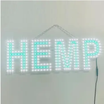 [Q-4082] WINDOW SIGN 8*24" HEMP